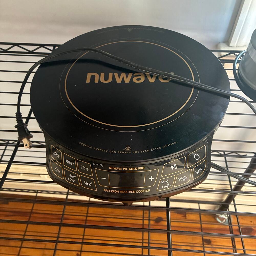 NuWave PIC Gold Pro Precision Induction Cooktop 8" Heating Coil LED Touchscreen
